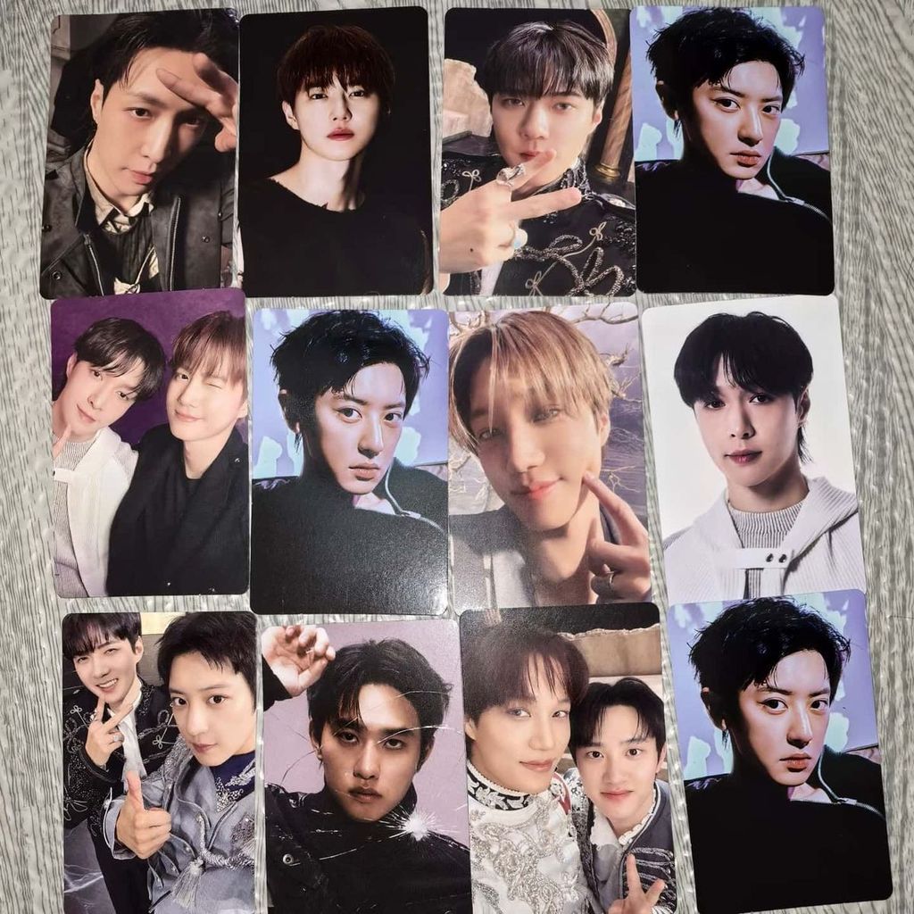 Exo thường xuyên tám dòng flash thẻ ngẫu nhiên exo reverse
