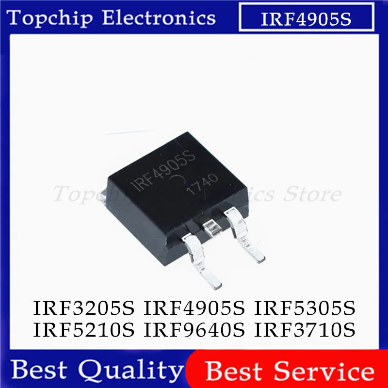 5 Chiếc IRF3205S IRF4905S IRF5305S IRF5210S IRF96540S IRF3710S TO-263 IRF3710 IRF3205 IRF5305 IRF490