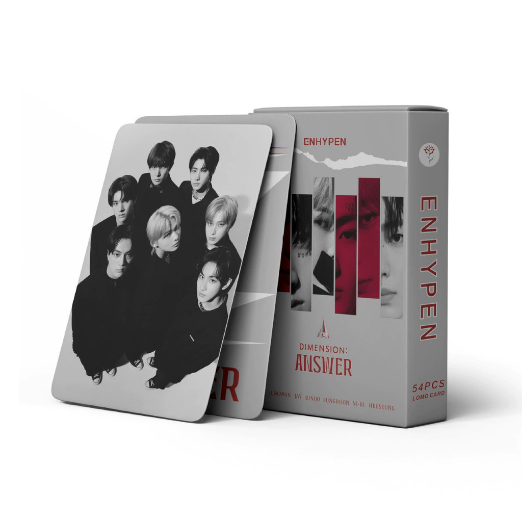 [Hàng có sẵn] 54 chiếc ENHYPEN Kích thước ANSWER Thẻ Lomo Bộ Photocard Jungwon Heesung Sunghoon Bộ s