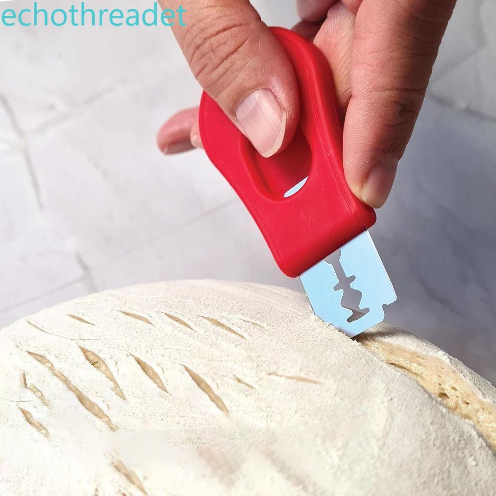WELON 2 chiếc Máy cắt bột chua, Máy cắt tỉa bánh mì có thể mở rộng Mini, An toàn với máy cắt thay th