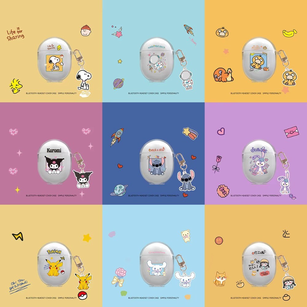 Tai Lớn Chó Phi Hành Gia Vỏ Mềm Vỏ Tai Nghe Cho Xiaomi Redmi Buds 4 Không Dây EarBuds Dành Cho Redmi