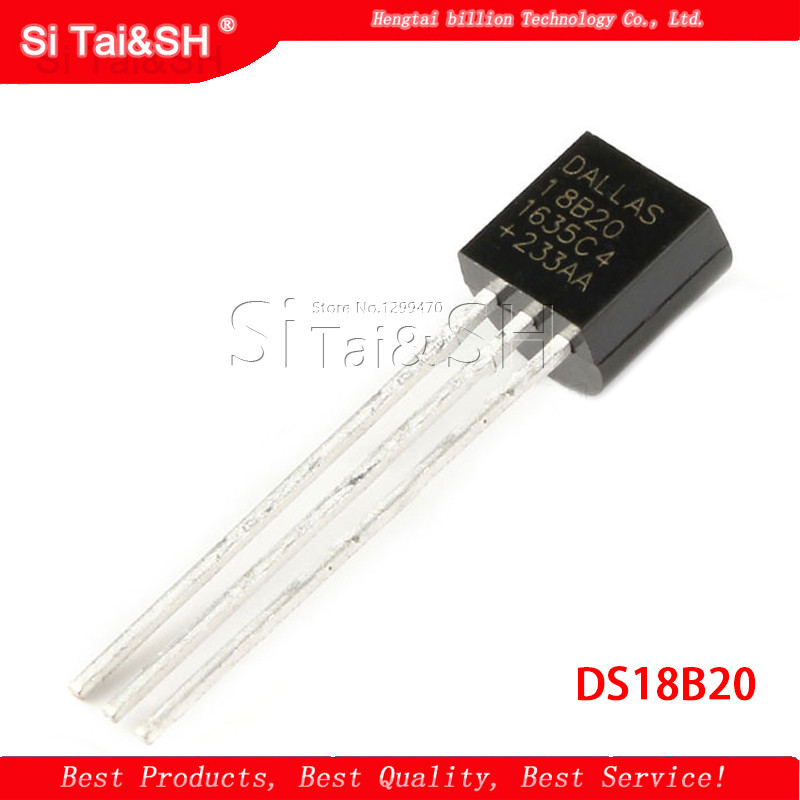 5 Cái / lốc Cảm Biến chip Điện Tử DS18B20 TO-92 18B20 chip Cảm Biến Nhiệt Độ IC 18b20 Tự Làm Điện Tử