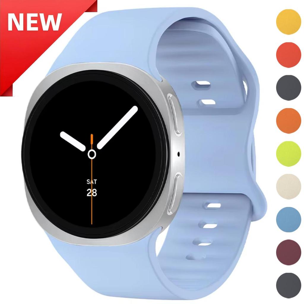Dây đeo silicon thể thao cho Samsung Galaxy Watch 8Classic 46MM Watch 8 40mm 44mm 46mm Vòng đeo tay 