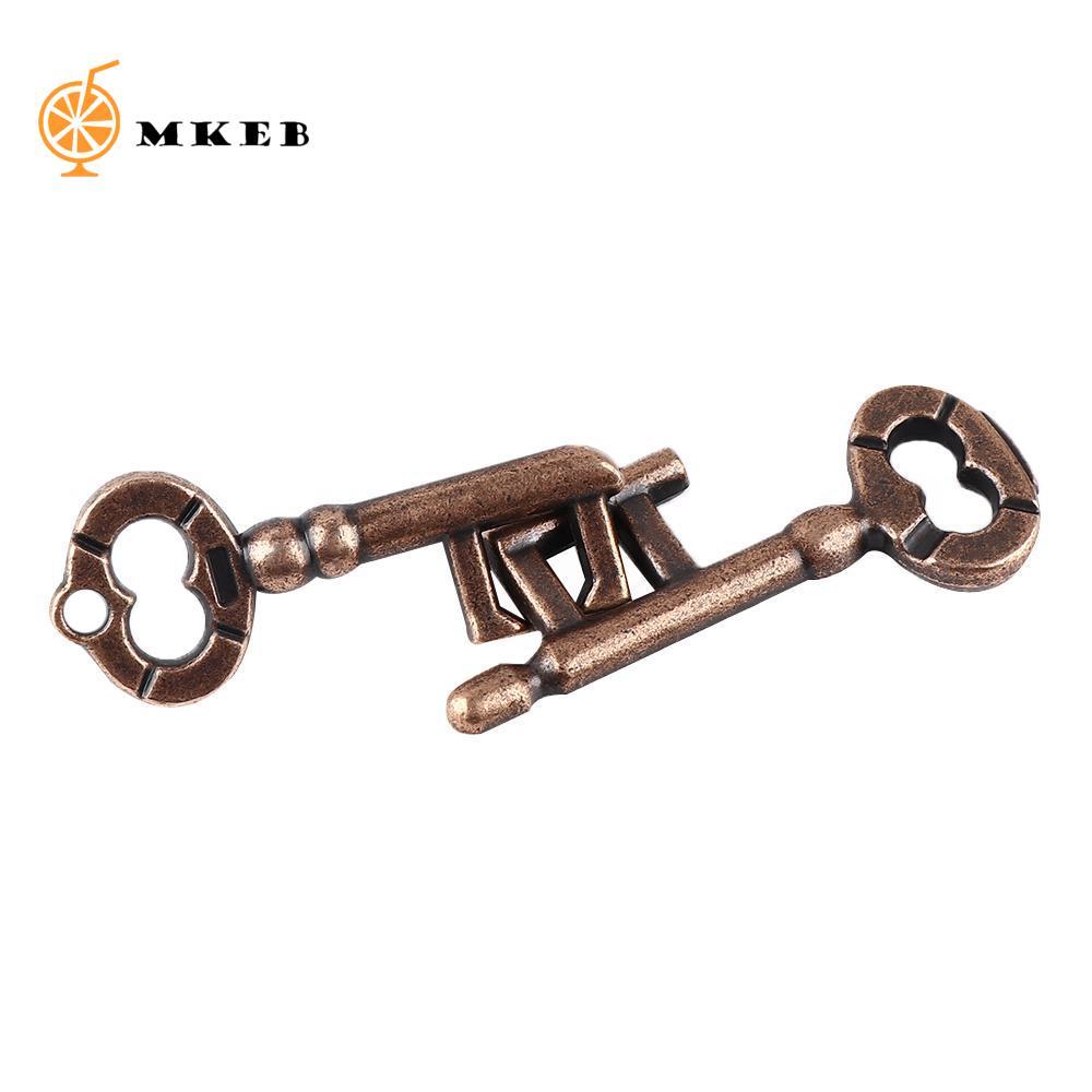 MKEB Key Puzzle Cast Brain Teaser IQ Test Đồ chơi thông minh