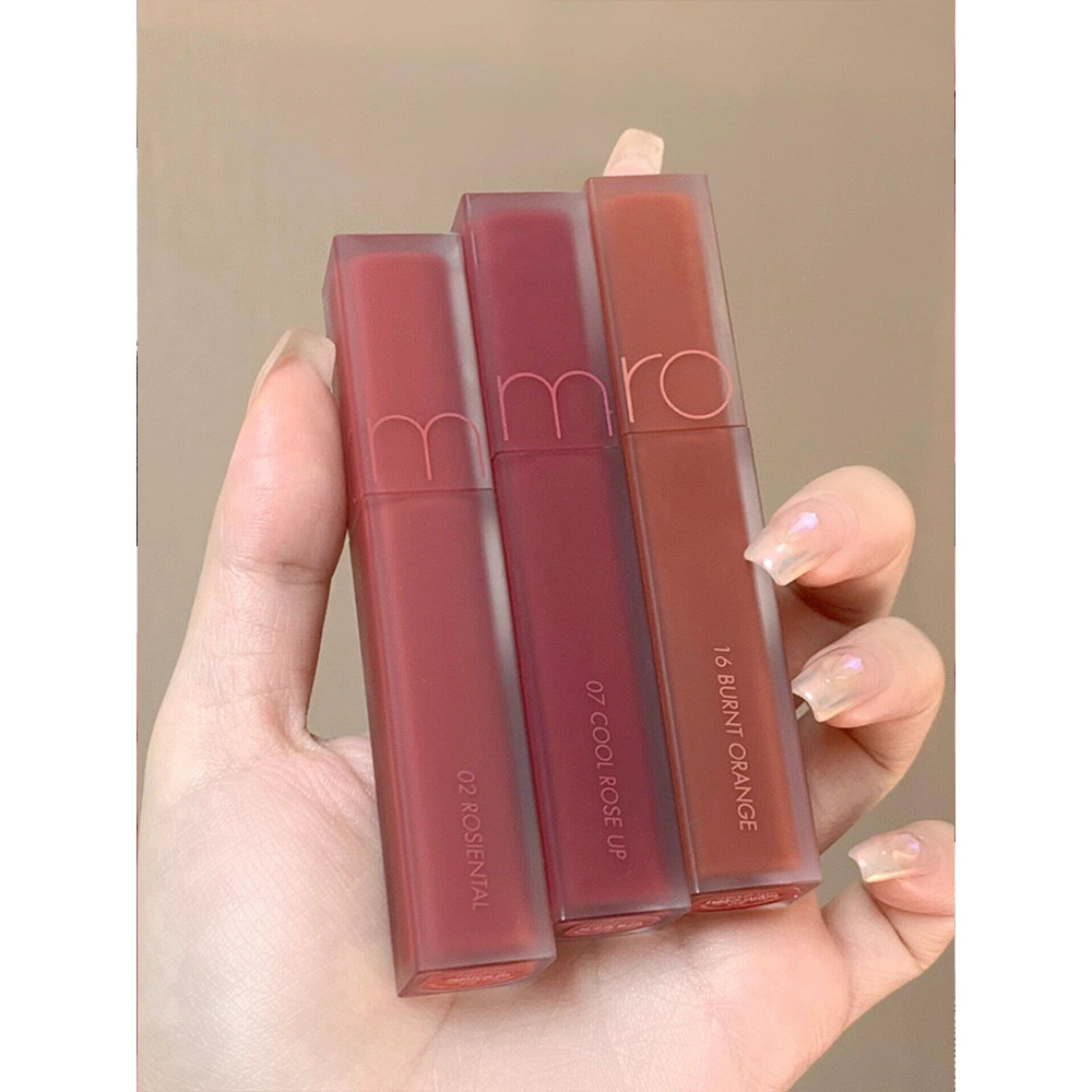 son romand 24 son romand Hàn Quốc Hàn Quốc romand Mist Gummy Matte Lip Glaze Lip Mud Sản phẩm mới So