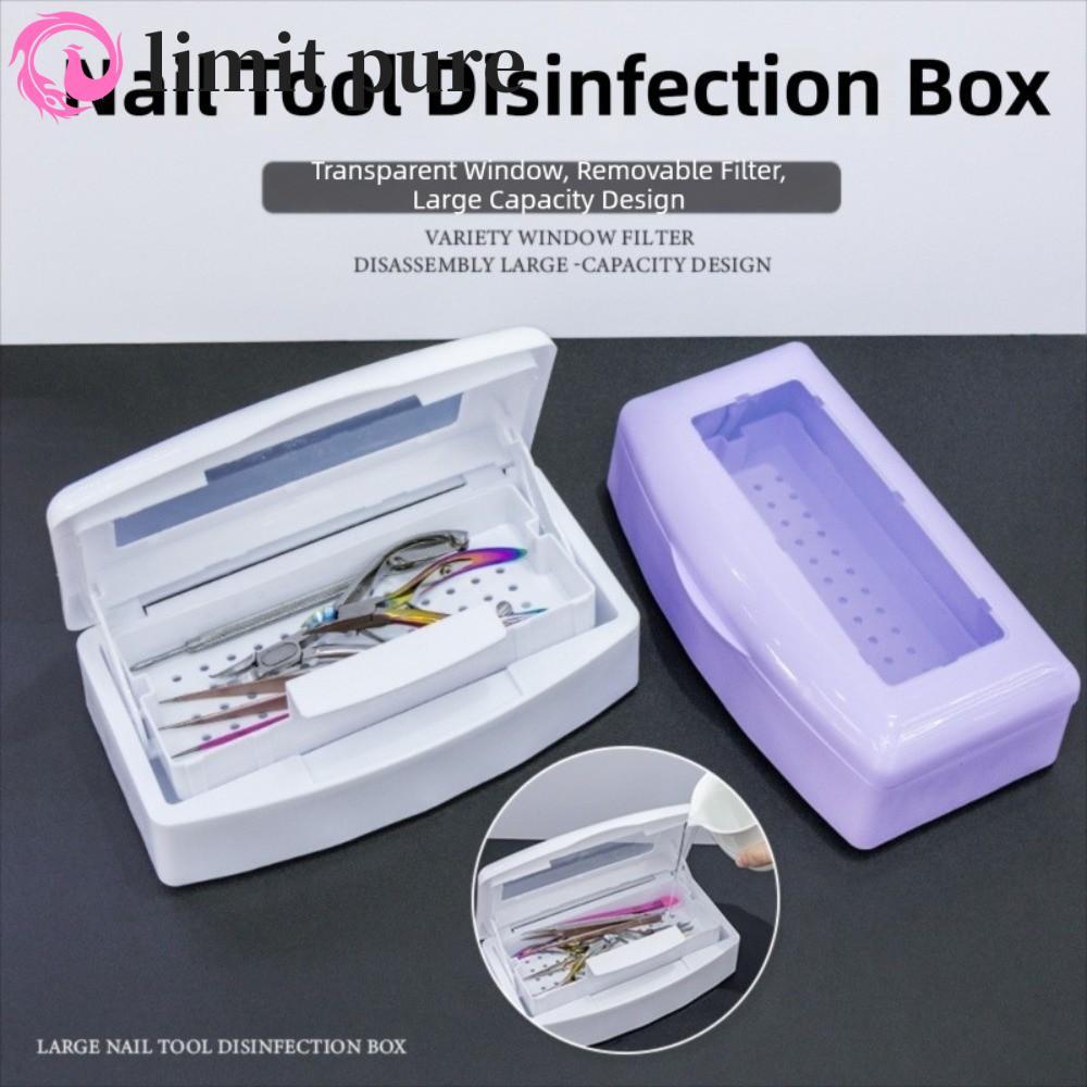 LIMIT PURE Hộp khử trùng An toàn Bền bỉ Nail Art Salon