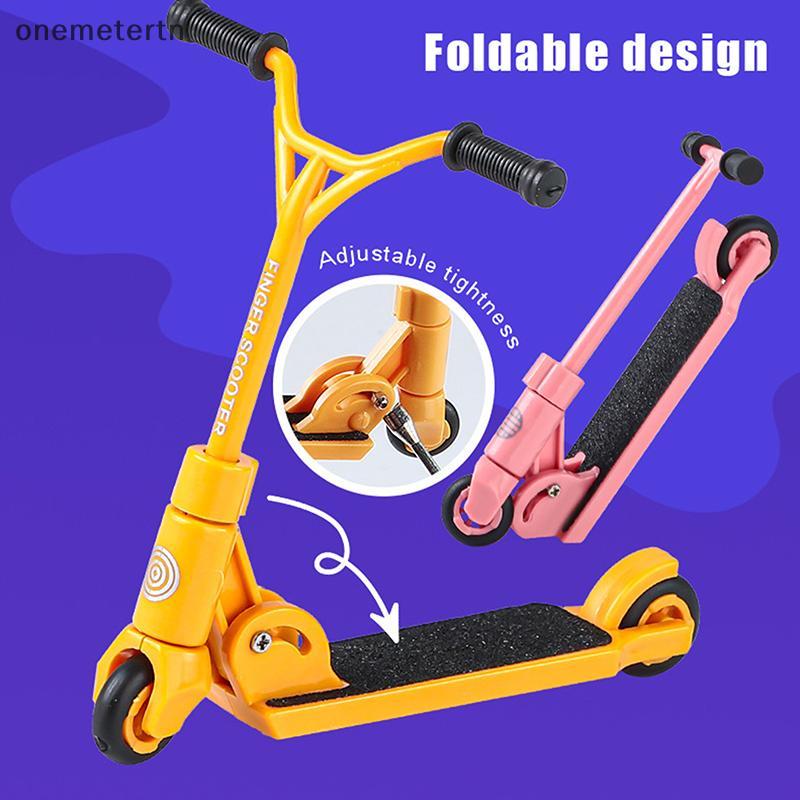 Onemetertn Kids Ki Scooter Finger BMX Có Thể Gập Lại T-type Finger Scooter Có Phanh Đồ Chơi Giáo Dục