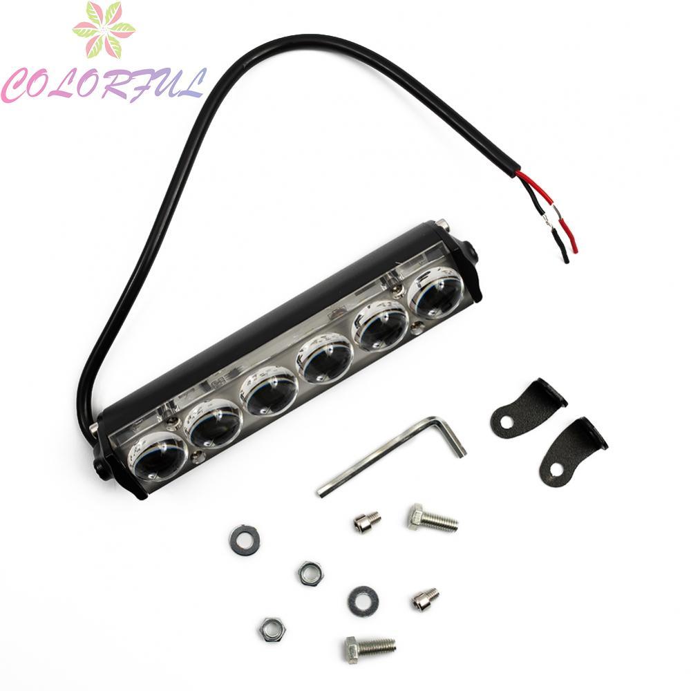 LED light bar 6 Leds Truck Waterproof White For ATV SUV 4X4 Replacement