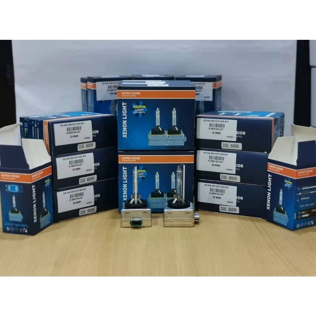 (GIÁ 1 BỘ 2 CÁI) HID XENON BALLAST D1S- D1R-D3S -D3R 6000K BULBauto phụ tùng trang trí xe hơi