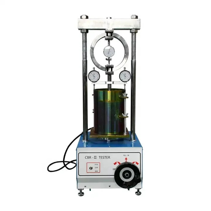 50KN Digital CBR Test Apparatus With Proving Ring Economic CBR Loading Testing Machine