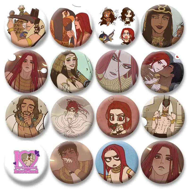 Trâm Anime Ennead Coin với hình tượng Horus, Seth, Osiris - Phụ kiện thời trang từ Hàn Quốc dành cho
