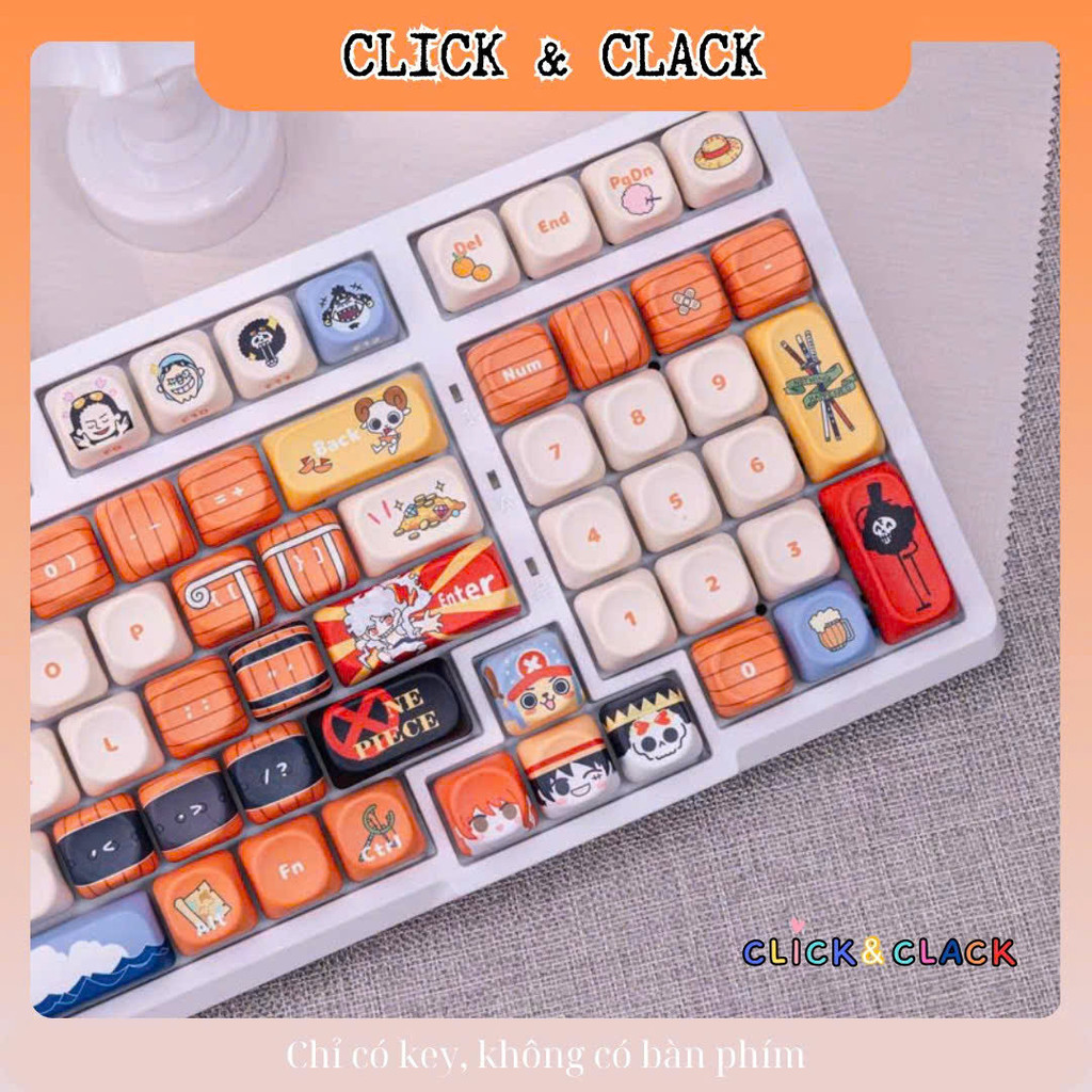 Keycap One Piece - MOA Profile - PBT dyesub cao cấp cho phím cơ 137 phím | BigBuy360 - bigbuy360.vn
