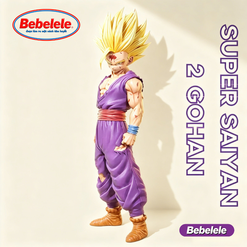 【Phiên Bản Độc Quyền】Gohan SSJ2 Chất Lượng Cao, Không Kèm Đế – Figure Anime Trang Trí Bàn, Sưu Tầm
