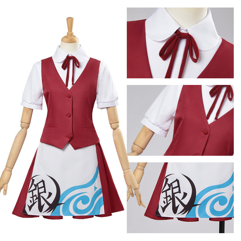 Trang phục cosplay Kagura và đồng phục công sở chủ đề quán cà phê Gintama Yorozuya