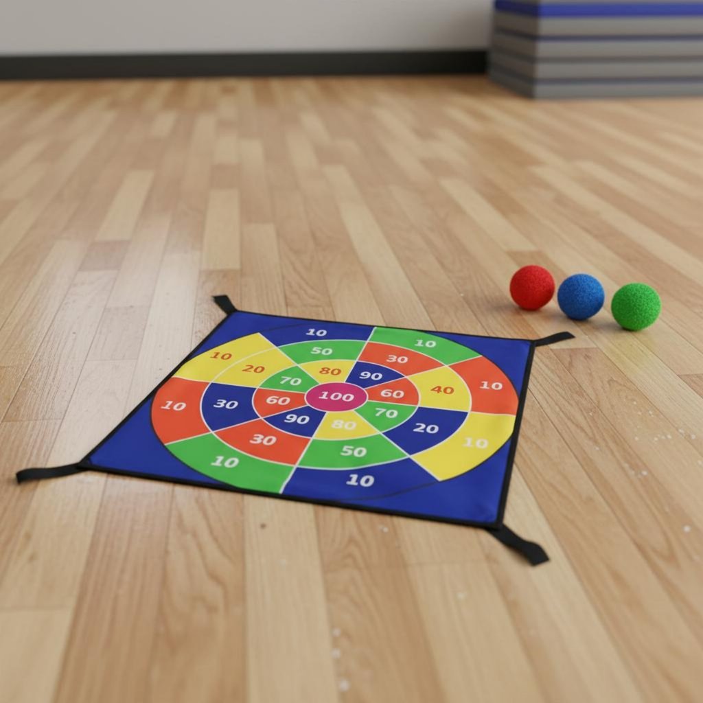 Thay thế an toàn cho Sharp Darts Trampoline Target Board Thảm chơi ném dệt mềm cho trẻ em