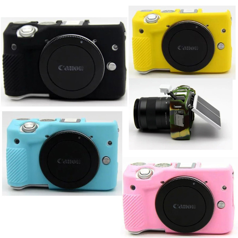 Thích hợp cho túi đựng máy ảnh Canon M50 II M100 M200 Micro Single Case G5XII G5X2 Vỏ silicon thế hệ
