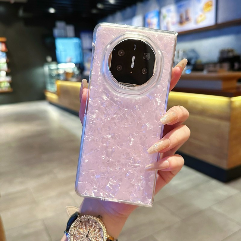 Dành Cho Honor Magic V3 Vỏ Gương Trang Điểm Vỏ Conch Cứng Lật Dành Cho Huawei Honor Magic V3 HonorMa