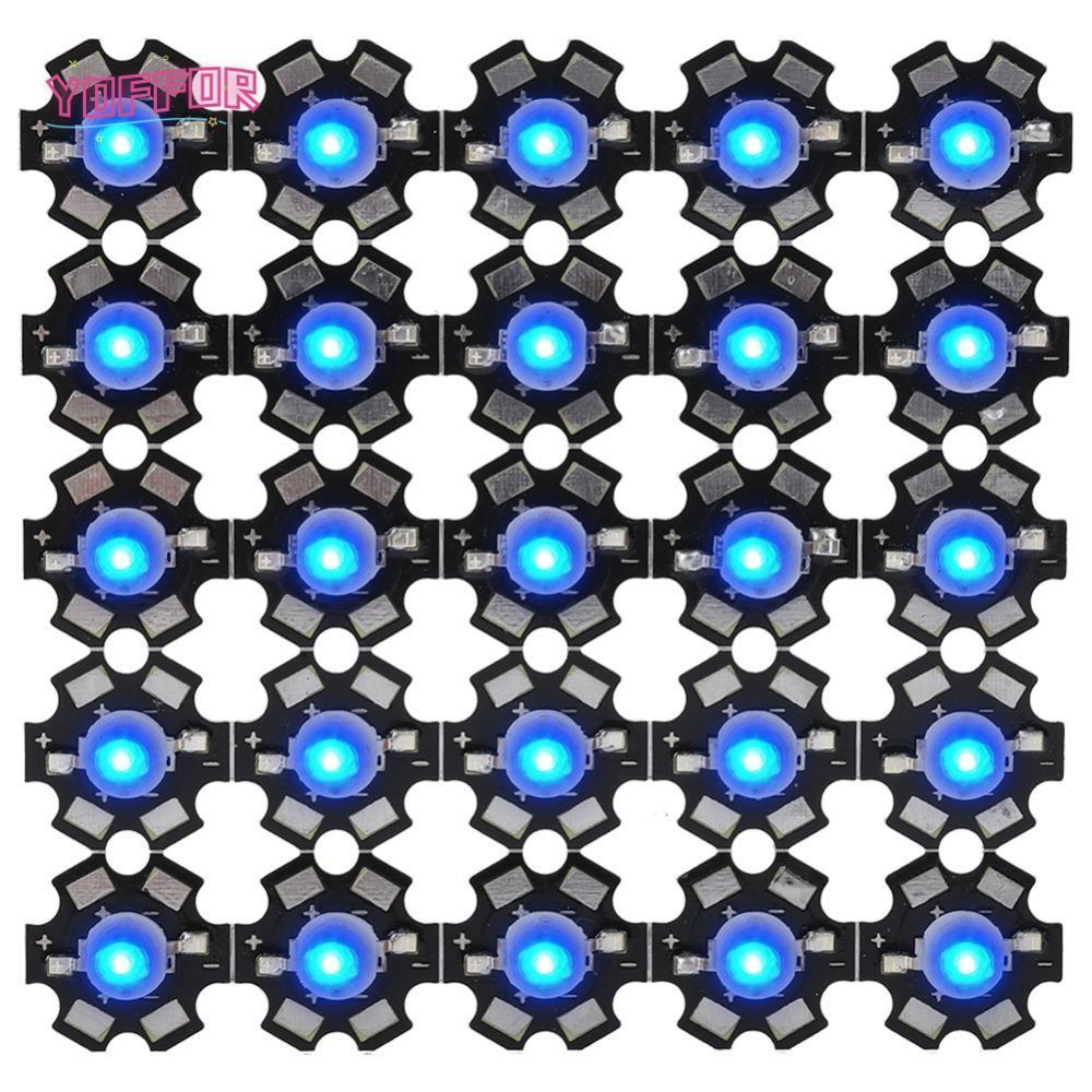 Chip LED YOFFOR 25 CHIẾC 3W, Chip LED 395nm-400nm