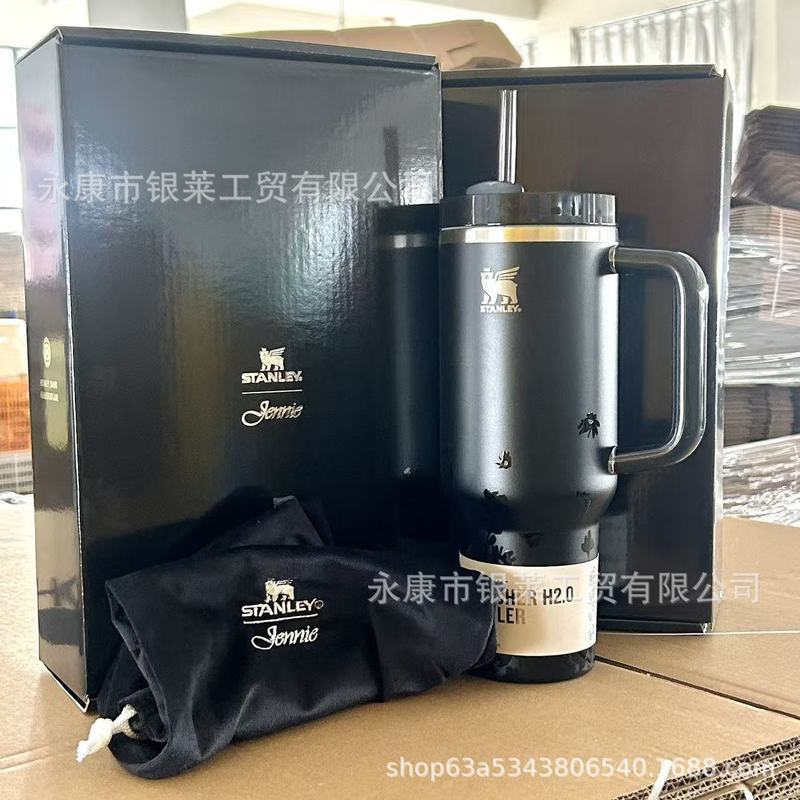 Jennie Stanley Đồng Thương Hiệu 40OZ Cốc Ô Tô Thế Hệ Thứ Hai Stanley Thermos Cup Ice Master Cup N
