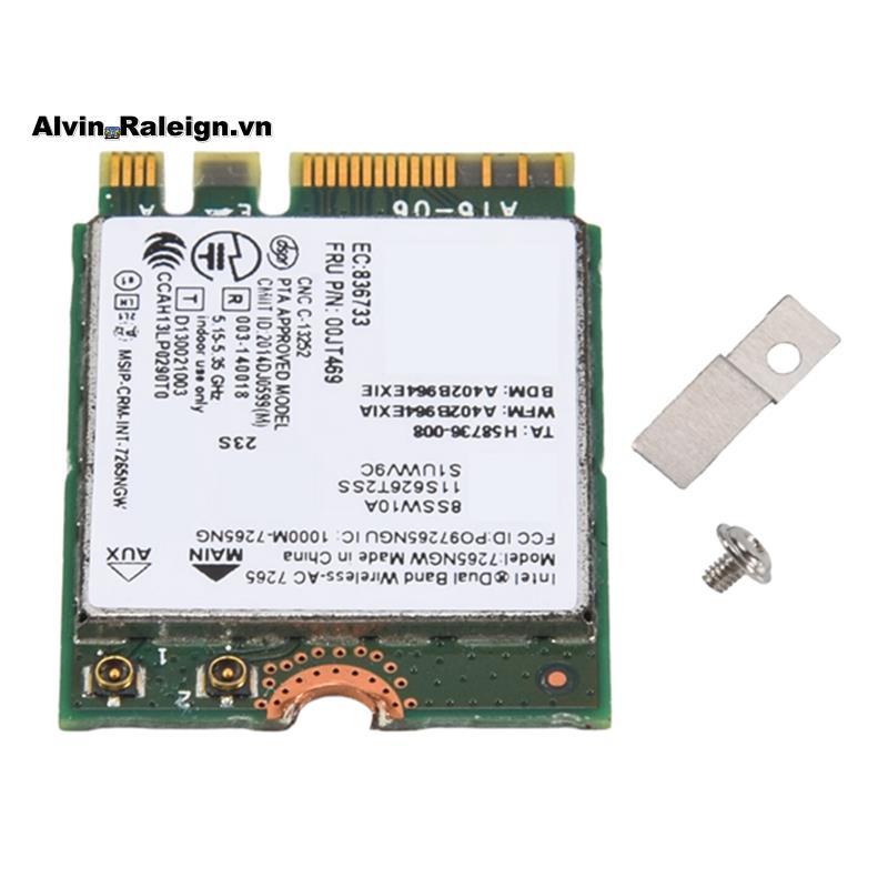 1 Chiếc AC7265 7265NGW Thẻ WiFi FRU00JT469 802.11AC NGFF BT4.0 Phụ Kiện Thay Thế Cho E550 E455 E555 