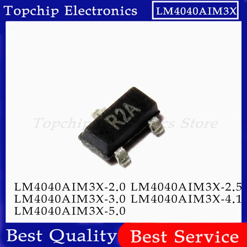 5 chiếc LM4040AIM3X-2.5 LM40AIM3XI LM4040AIM3X 2.0 3.0 4.1 5.0 SOT-23 LM4040A LM4040 R2A R5A R4A RCK