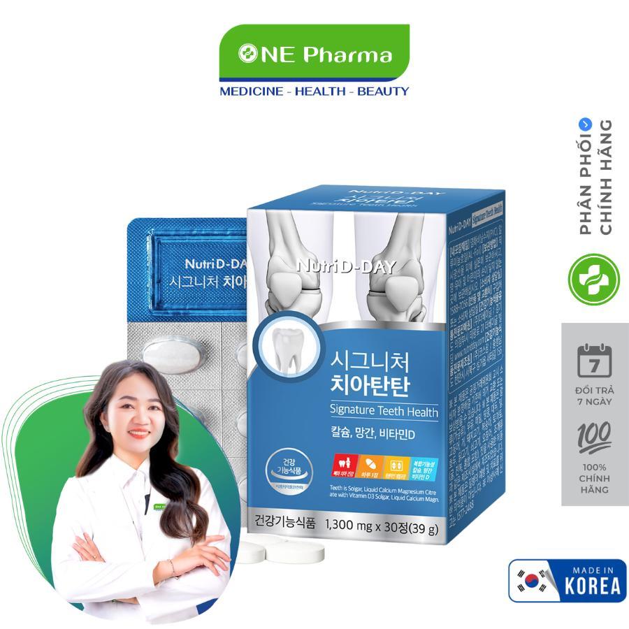 Viên Uống Nutri D-Day Signature Teeth Hỗ Trợ Xương Khớp - 30 Viên
