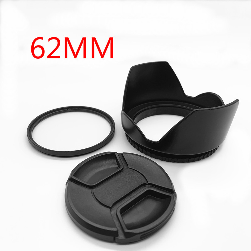Mũ trùm đầu ống kính 62mm Bộ lọc UV cho ống kính siêu nhỏ Nikon AF 60mm f / 2.8