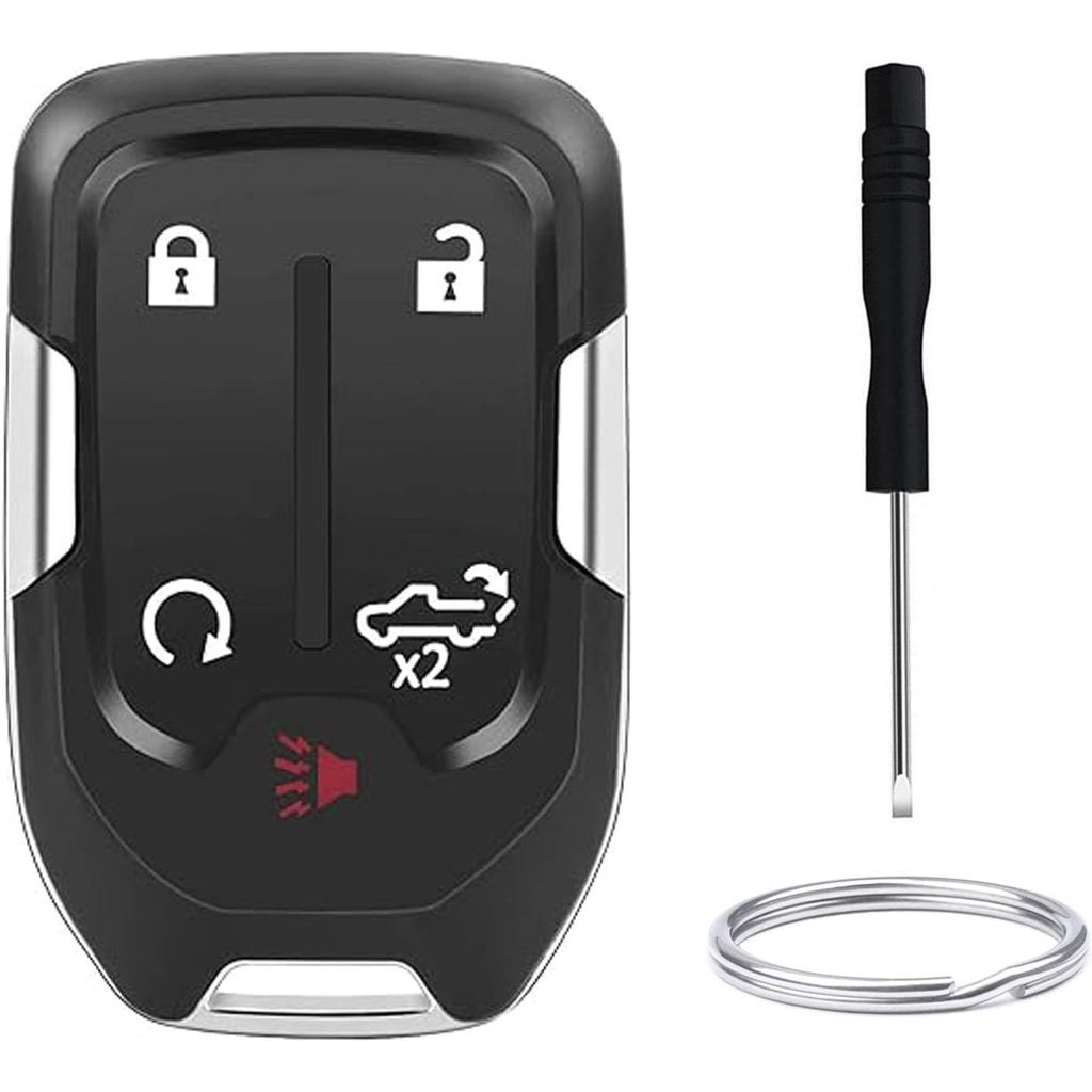 5 nút Keyless Entry Remote Key Fob Shell Thay thế Phù hợp cho 2019-2020 GMC Sierra 1500 2500HD 3500H