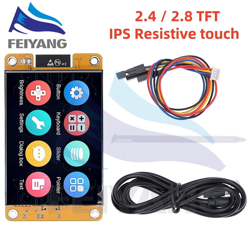 Bảng phát triển WIFI & Bluetooth 2.4 inch 2.8 inch ESP32 Arduino LVGL 2.4 "2.8" 240 * 320 Màn hình h