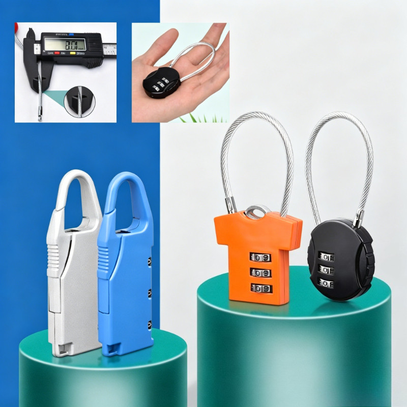 Khóa số kích thước nhỏ gọn, dễ mang theo, phù hợp đi du lịch [YMH-C1]