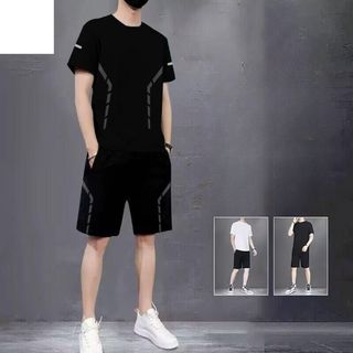 Đồ Bộ Quần Áo Thể Thao Nam Mùa Hè Chất Thun Lạnh Co Giãn 4 Chiều Gía rẻ  012