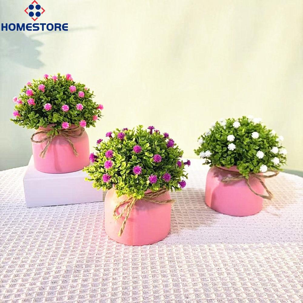 [Homestore]Artificial Flowers Fake Plants Potted Gypsophila Arrangement Home Decor