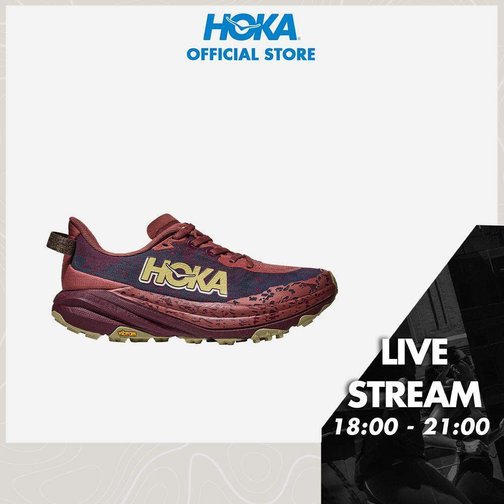 Giày Chạy Trail Nữ HOKA Speedgoat 6 - Đỏ - 1147811-RLCK - D4