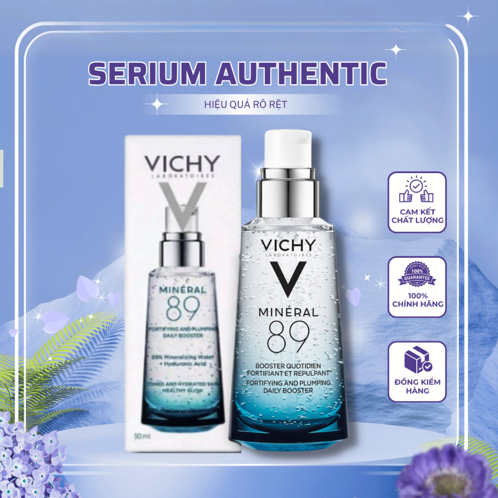 Dưỡng chất Vichy Mineral 89 50ml serum Vichy mineral 89 .Shop Khánh Vy Cosmetics cod