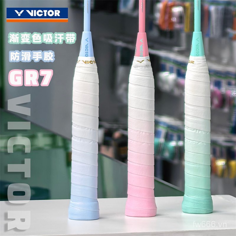 Phổ Biến Trường Bắt Đầu VICTOR VICTOR Vợt Cầu Lông Keo GR200 Victory GR7 Gradient Chống Trơn Trượt M