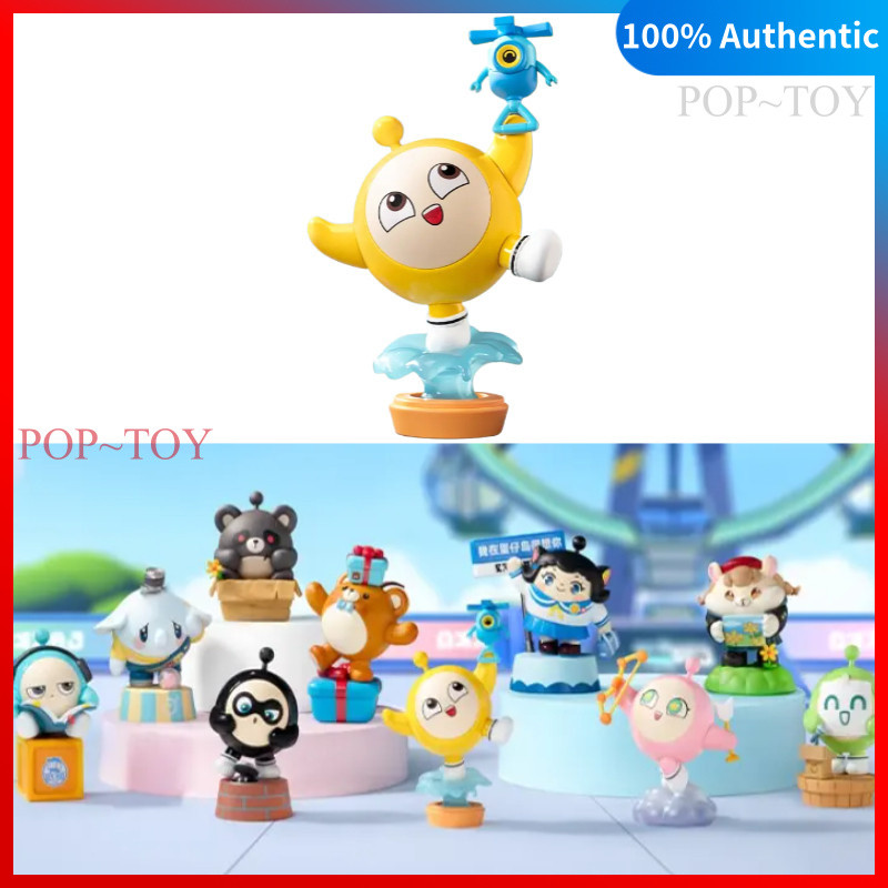 POPMART Eggy Party Colorful Playland Classic Series Figures pop mart blind box đồ chơi búp bê quà tặ