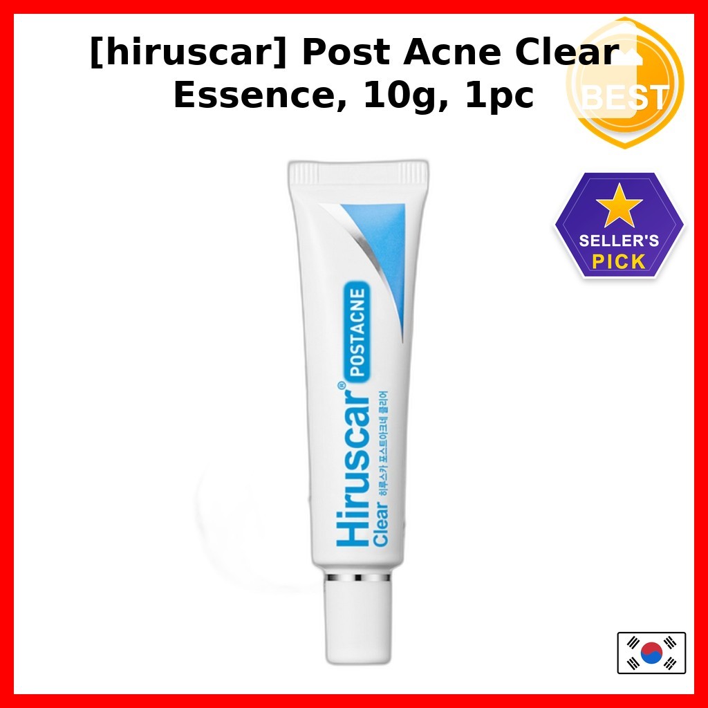 [hiruscar] Tinh chất trong suốt Post Acne, 10g, 1pc / Tinh chất Hỗ trợ giảm mụn sau Hàn Quốc / Công 