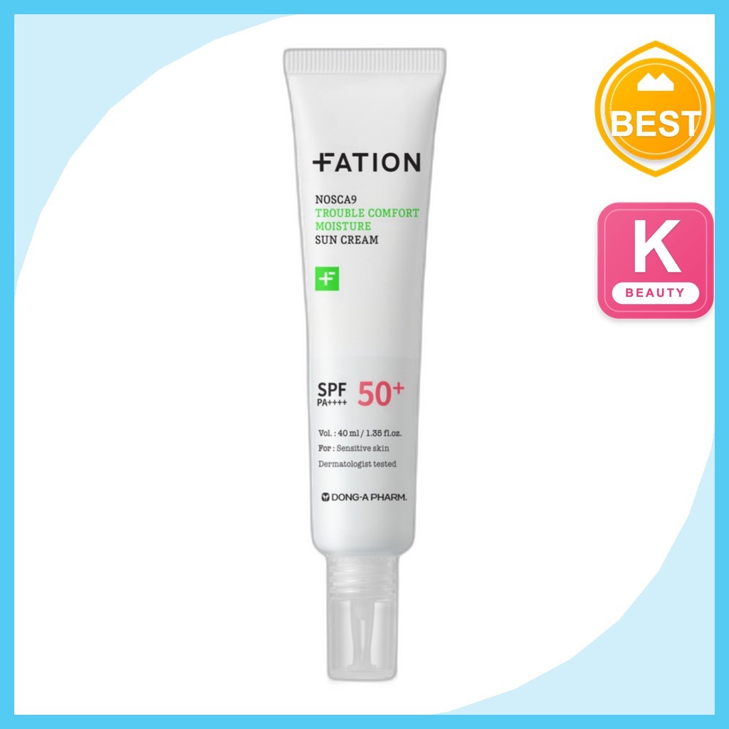[fation] NOSCA9 Trouble Comfort Moisture Sun Cream SPF50 + PA + + +, 40ml, 1pc / Kem chống nắng Hàn 