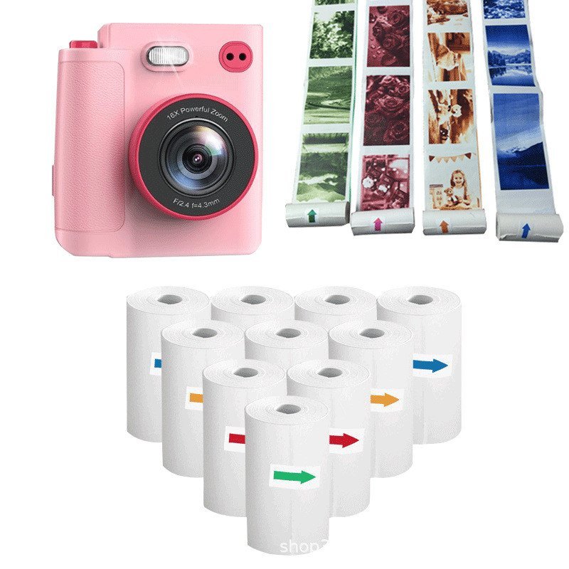 Fast delivery of children's printing camera thermal photo paper supplies57*25mm Large capacity print