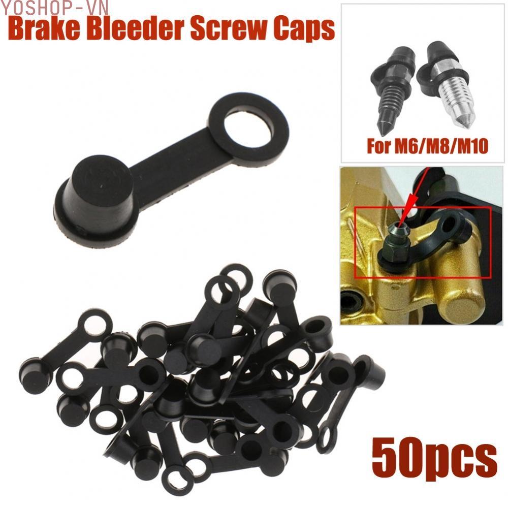 [Ysp]Grease Zerk Fitting Cap Rubber Dust Cover Brake Bleeder Screw Cap Motor