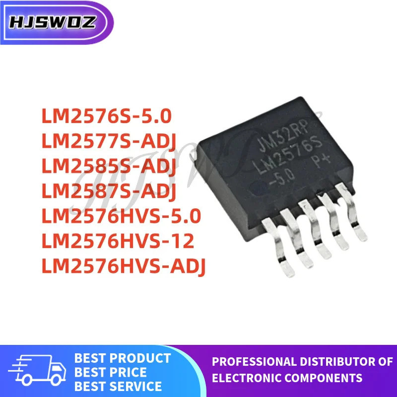 5 Miếng TO-263 Đóng Gói LM2576HVS-5.0, LM2576HVS-ADJ, LM2576S-5.0, LM2585S-ADJ, LM2576HVS-12, LM257S