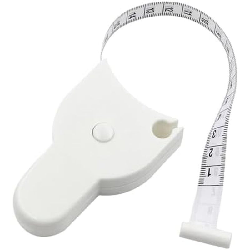 1Pcs Portable Fitness Telescopic Health Tape Measure with Handle Torch Y-Shaped Waist Circumference 