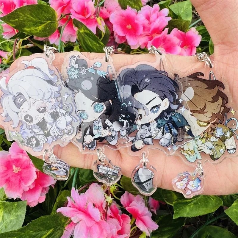 Móc khóa Identity V mica acrylic nhân vật Batsman Ganji Gupta Perfumer Vera Nair chibi dễ thương phụ