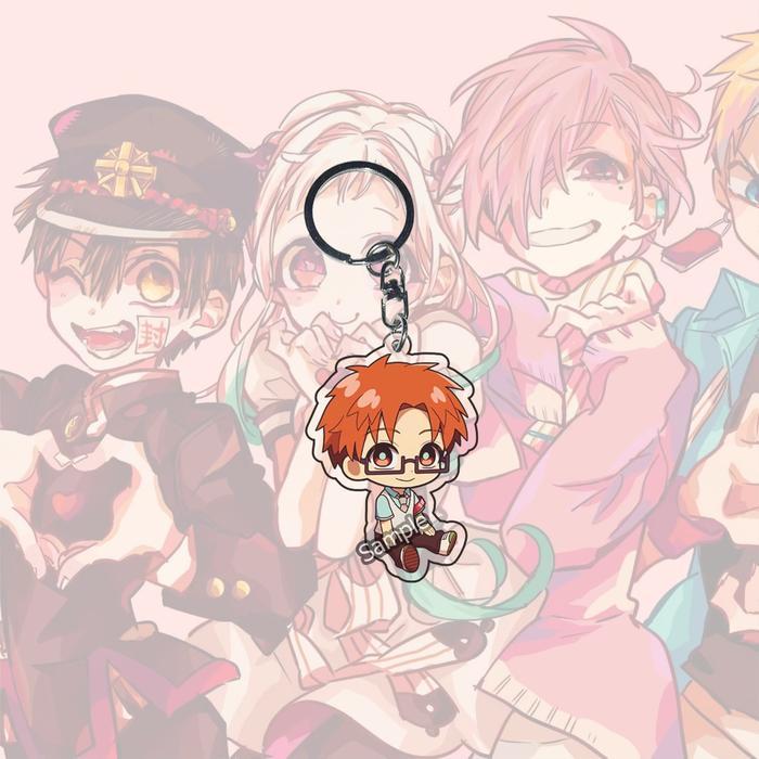 Gantungan Kunci After School Hanako-Kun Tsukasa - Nene Yashiro - Ganci - Keychain - Souvenir - Mokke