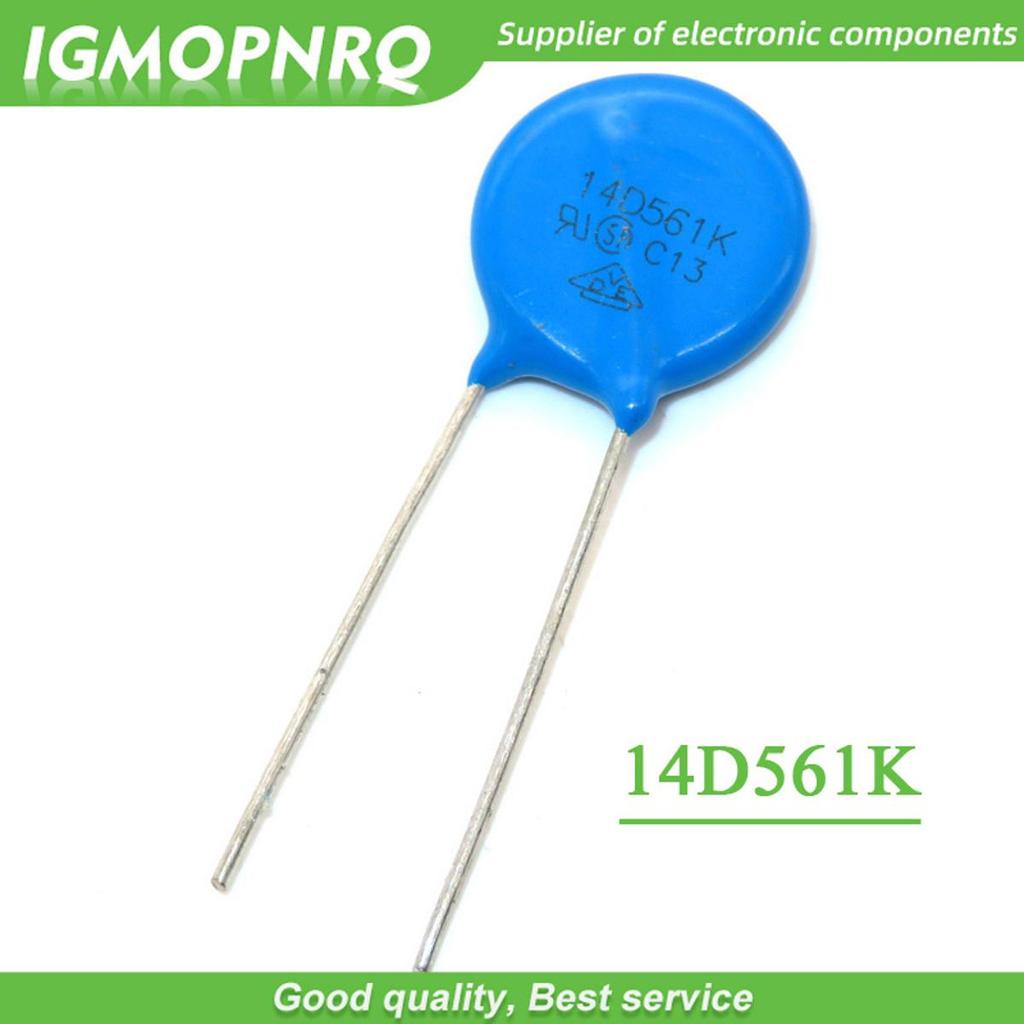 10 CÁI 561K Piezoresistor 14D561K 560V Điện trở biến thể GMOPNRQ