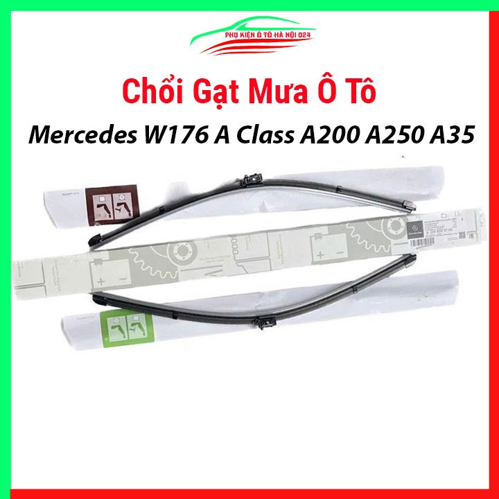 Bộ 2 Chổi Gạt Mưa Ô Tô Silicon Theo Xe Mercedes W176 A Class A200 A250 A35 A45 AMG
