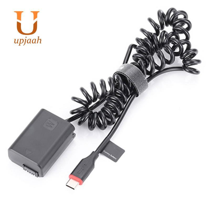 NP-FW50 Pin Giả DC Nguồn AC Adapter AC AC-PW20 Cho Alpha A6400 ILCE-6400 6500 6300 6000 5100 Camera