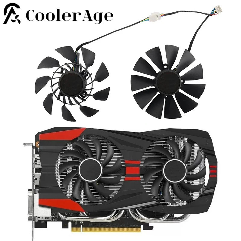 95MM Chính Hãng FD9015U12S DC 12V 0.5A Dành Cho ASUS GTX760 780 780TI R9 280 290 R9 280X 290X R9 390