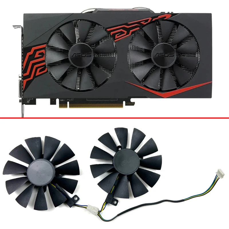 Quạt làm mát bóng đôi chính hãng MỚI 87MM 4PIN FDC10U12S9-C T129215BU Dành Cho Arez ASUS Radeon RX 4