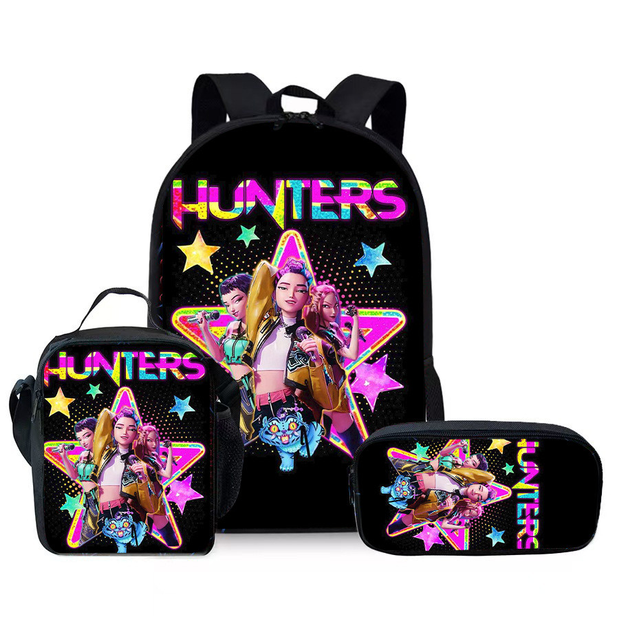 Schoolbag Huntrix Kpop In Ngoại Vi Ba Lô Huntrix Học Sinh Tiểu Học Schoolbag 53cm Ba Lô